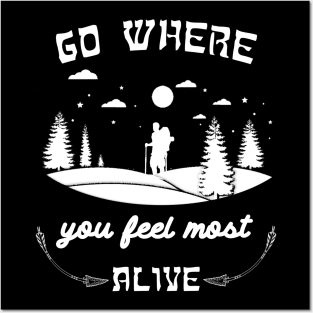 hiking Posters and Art